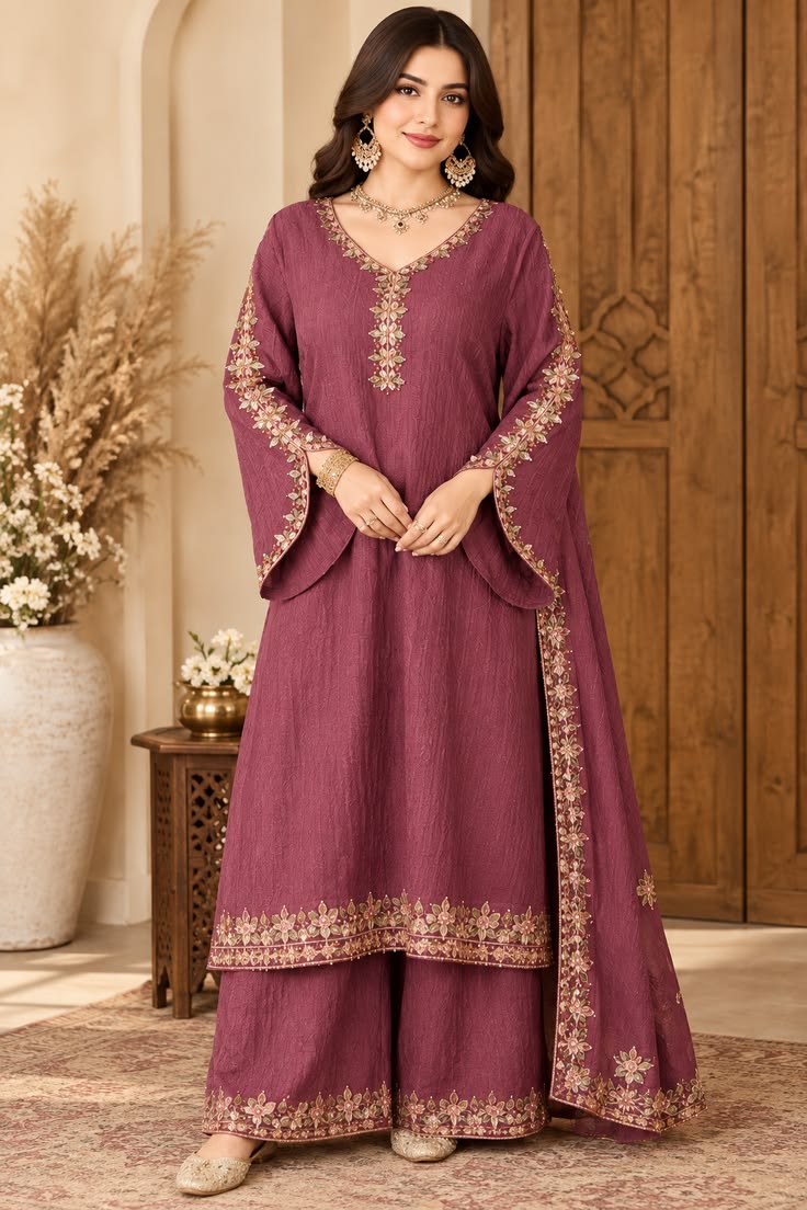 Traditional women's fashion look one